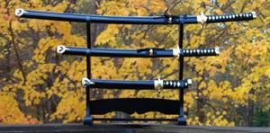 Black Display Samurai Sword Set